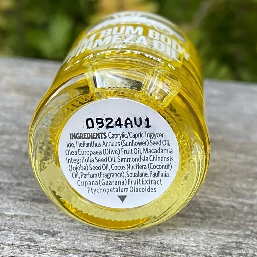 New Unused Sol De Janeiro Bum Bum Body Firmeza Oil 0.4oz 12ml Travel Mini Size